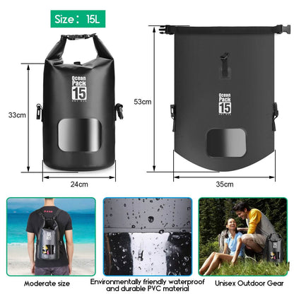 15L Waterproof Lightweight Dry Bag
