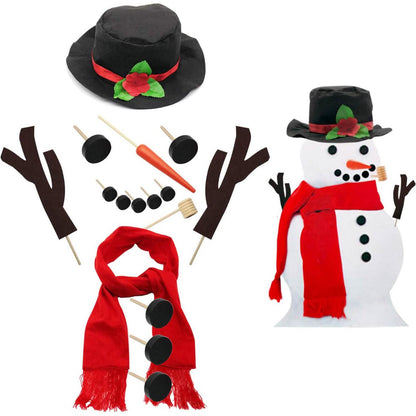16-Piece: Snowman Decorating Dressing Kit