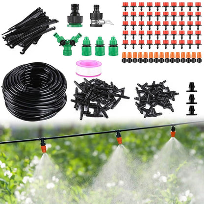 164FT Drip Irrigation Kit Automatic Garden Irrigation System