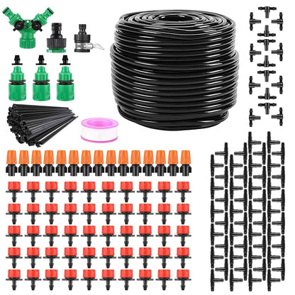 164FT Drip Irrigation Kit Automatic Garden Irrigation System