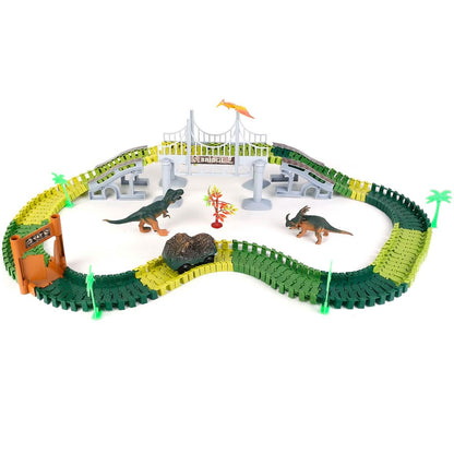 175-Piece: Dinosaur Race Track Set