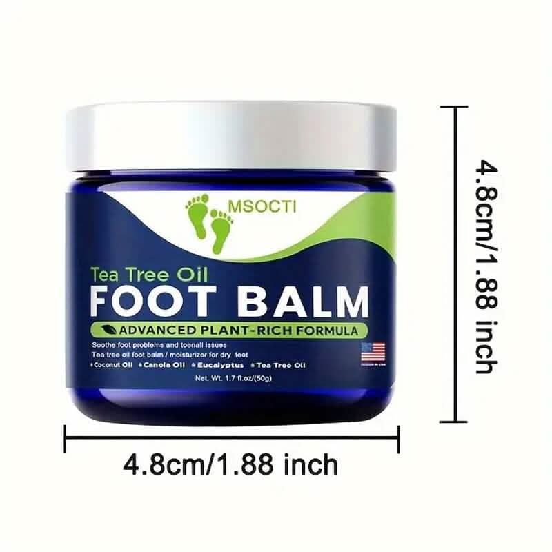 Tea Tree Oil Foot Balm Moisturizer for Dry Feet
