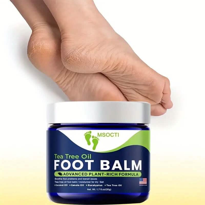 Tea Tree Oil Foot Balm Moisturizer for Dry Feet