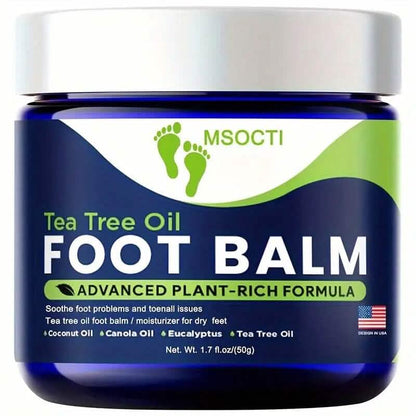 Tea Tree Oil Foot Balm Moisturizer for Dry Feet