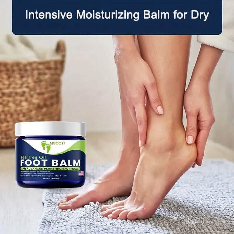 Tea Tree Oil Foot Balm Moisturizer for Dry Feet