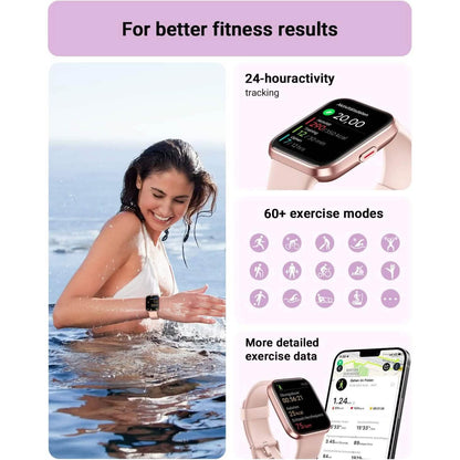 1.8" HD Full Color Touch Screen Bluetooth Call Smart Watch (Refurbished)