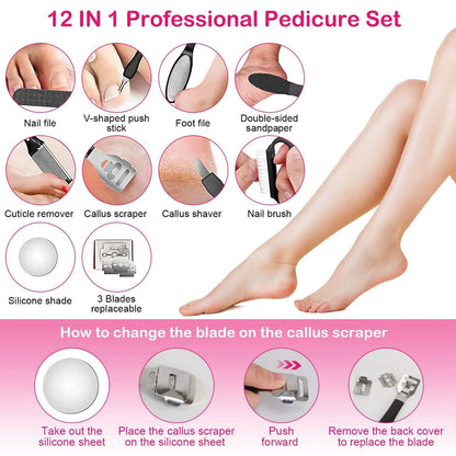 18-in-1 Electric Foot Callus Remover Tool