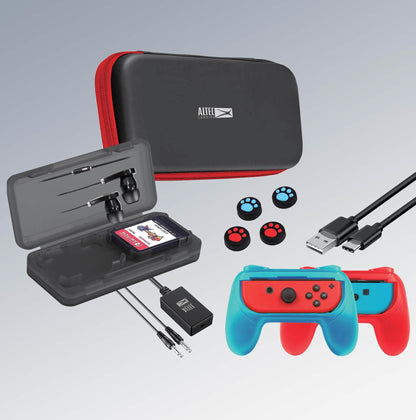 18-Pieces Set: Altec Lansing Nintendo Switch Kit