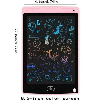 Digital LCD Writing Tablet with Stylus Pen – Reusable Wipeable Dry-Erase Doodle & Drawing Board