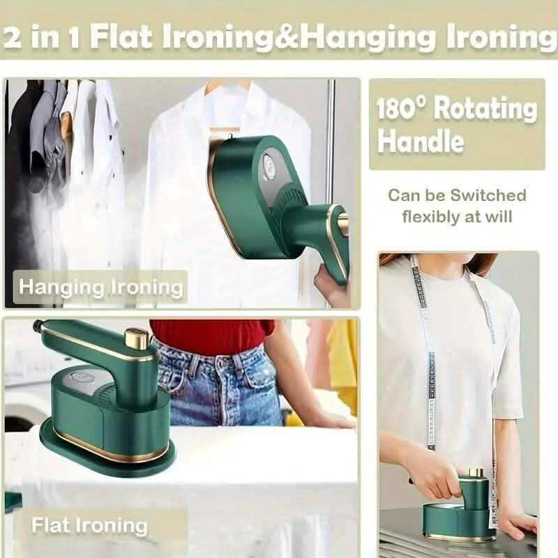 180° Rotating Mini Portable Folding Steam Iron