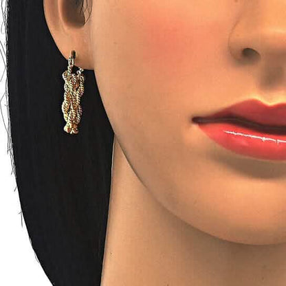 18k Gold Filled High Polish Finsh Medium Hoop