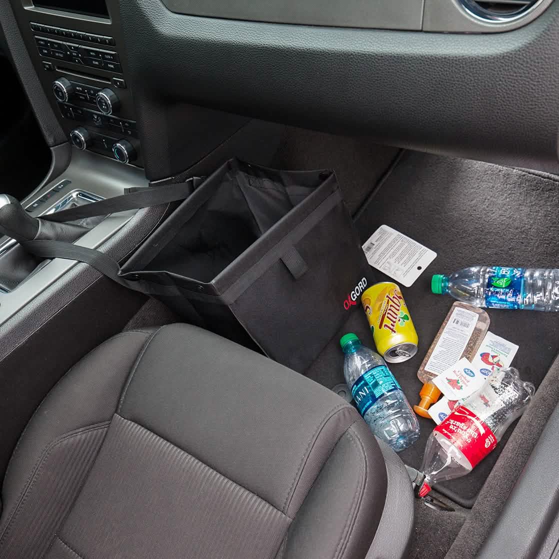 Multipurpose Car Waste Basket Auto Leak Proof Trash Can Bag
