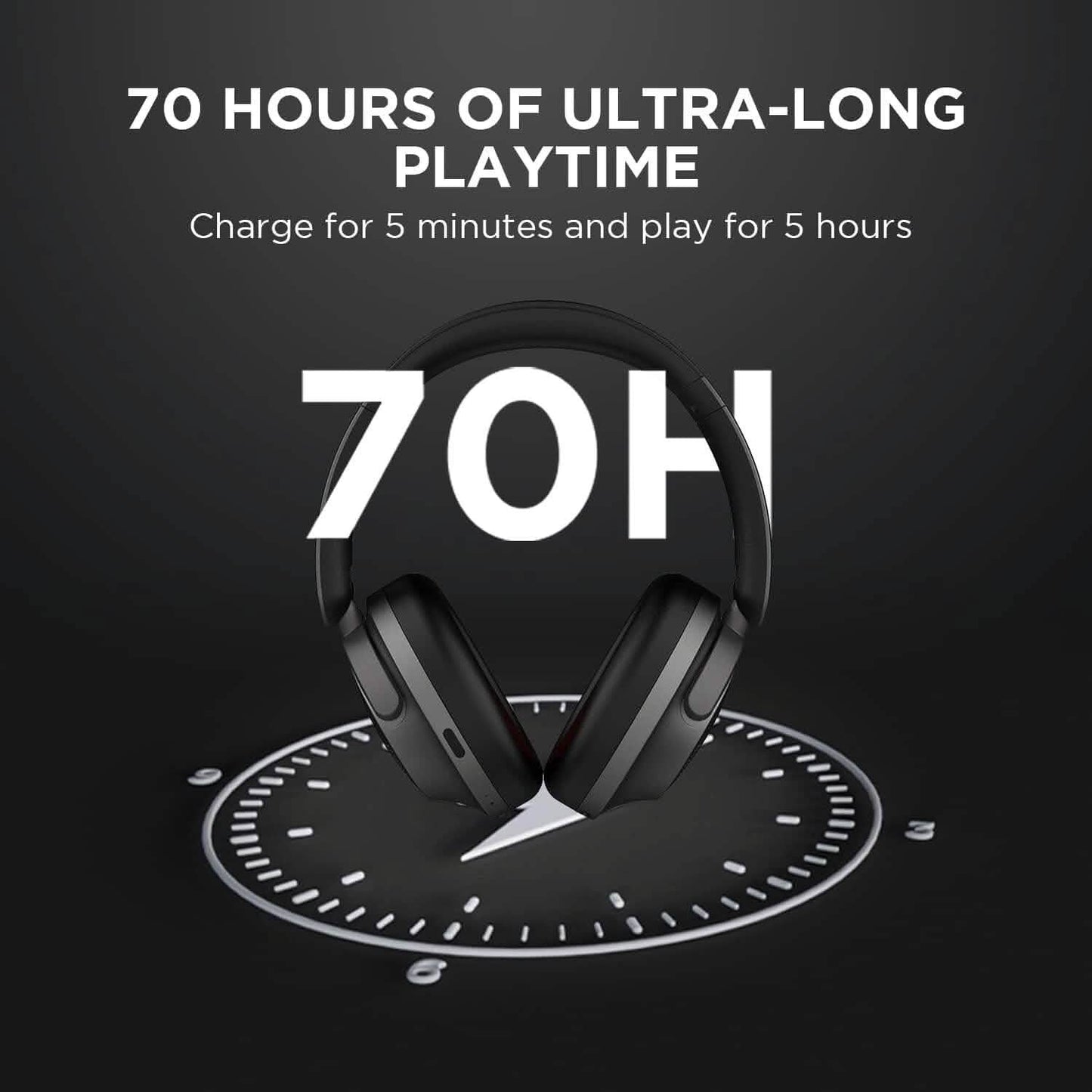 1MORE SonoFlow Active Noise Cancelling Headphones  (Refurbished)