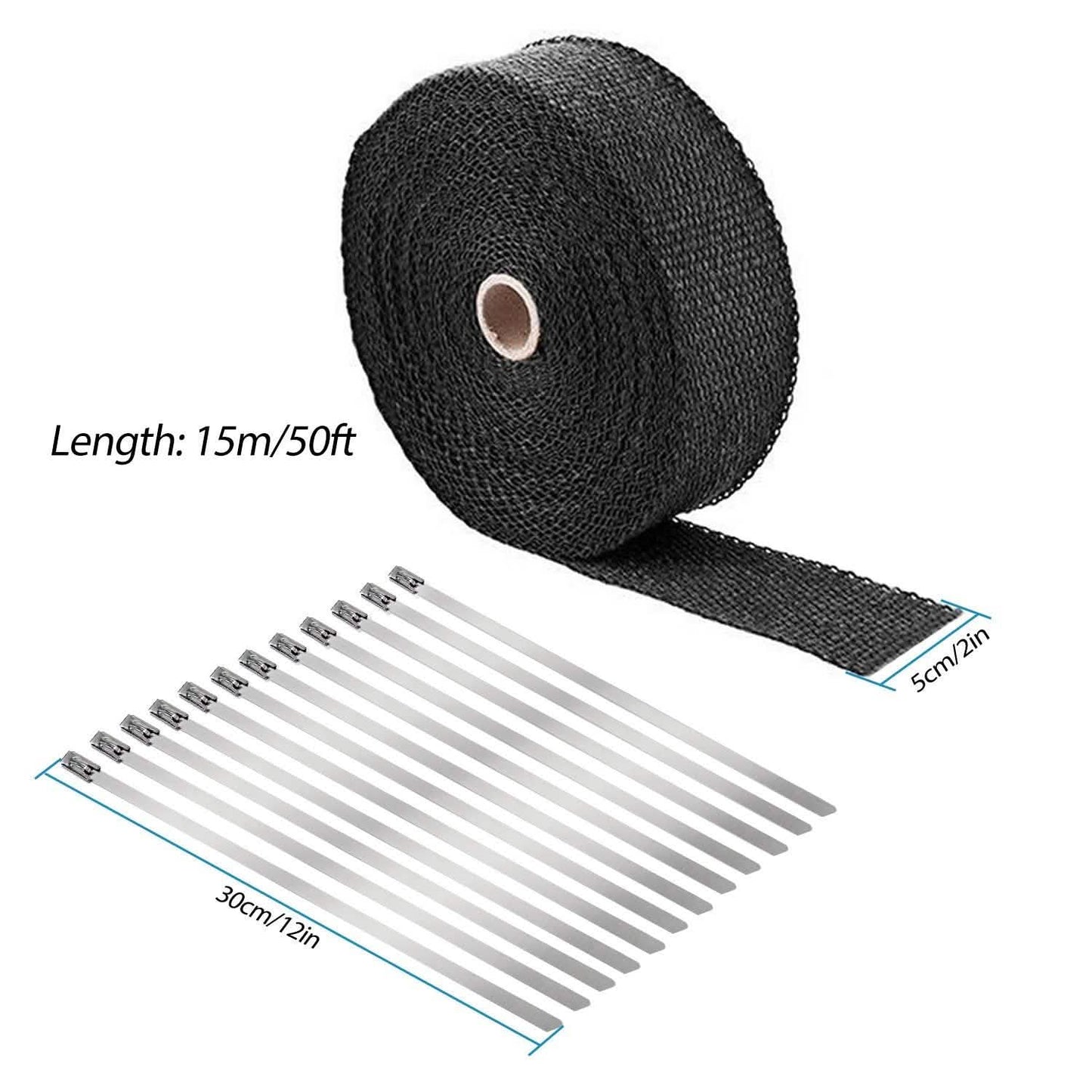 2" 50FT Fiberglass Manifold Header Pipe Heat Wrap
