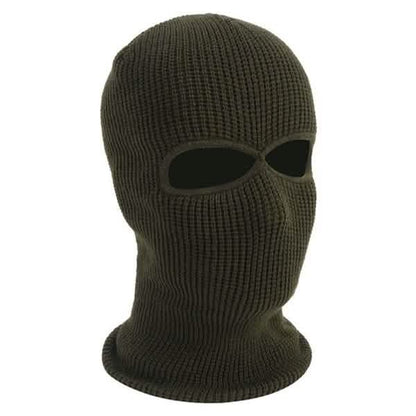 2 Holes Full Face Cover Hood Knitted Balaclava Face Mask
