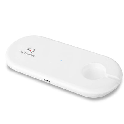 2-in-1 10W Qi Wireless Charging Pad