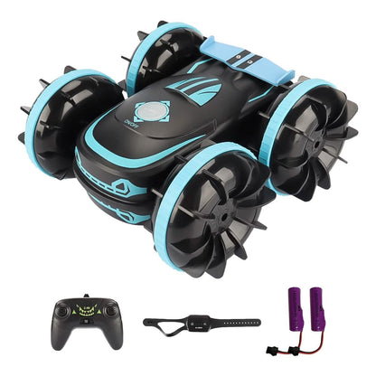 2-in-1 Amphibious RC Car Toy 4GHz 4WD Double-sided 360¬∞ Rotating Stunt Car