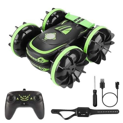 2-in-1 Amphibious RC Car Toy 4GHz 4WD Double-sided 360¬∞ Rotating Stunt Car