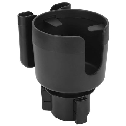 2-in-1 Car Cup Holder with Phone Holder Adjustable Base