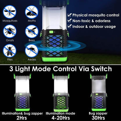 2-in-1 Electric Mosquito Killer Lamp Fly Bug Zapper