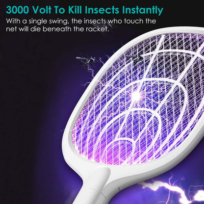 2-in-1 Electric Rechargeable Bug Zapper Insect Killer