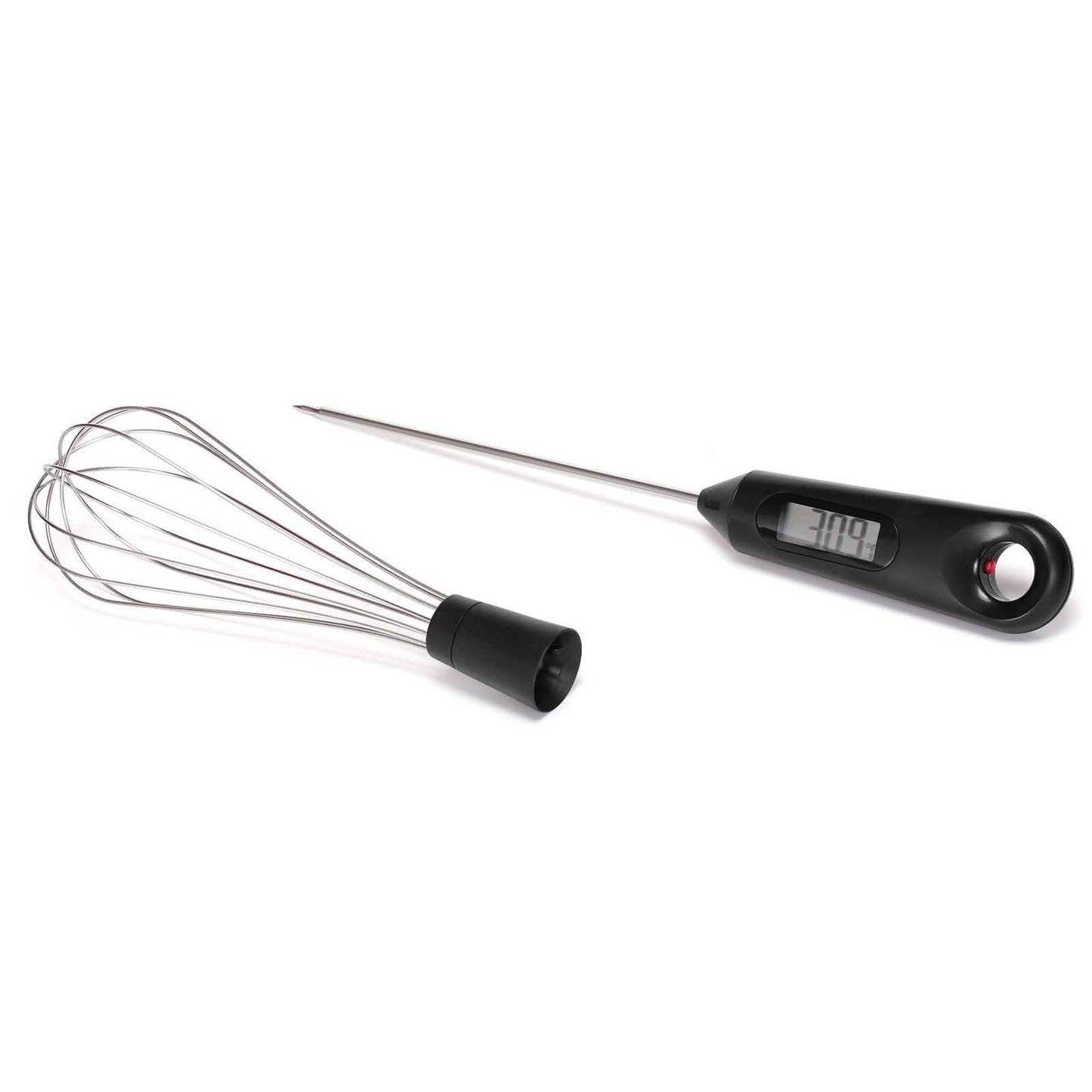2-in-1 Instant Read Food Thermometer and Egg Whisk