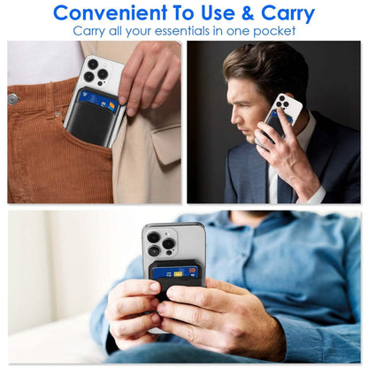 2-in-1 Magnetic Card Wallet Phone Stand