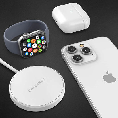 2-in-1 Magnetic Wireless Charger for Both Apple Watch and iPhone