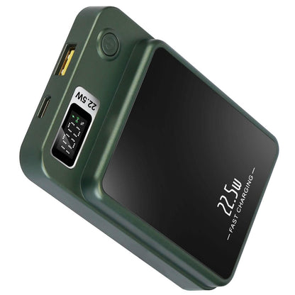 2-in-1 Magnetic Wireless Power Bank 10000mAh PD20W Fast Charger Mag Safe