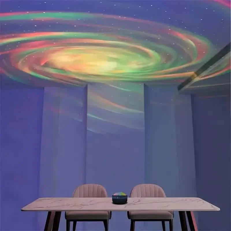 2-in-1 Northern Lights and Ocean Wave Projector with Enchanting Starry Sky Lights