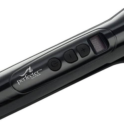 2-in-1 Perfecter Flat Iron Hair Straightener and Hot Round Brush