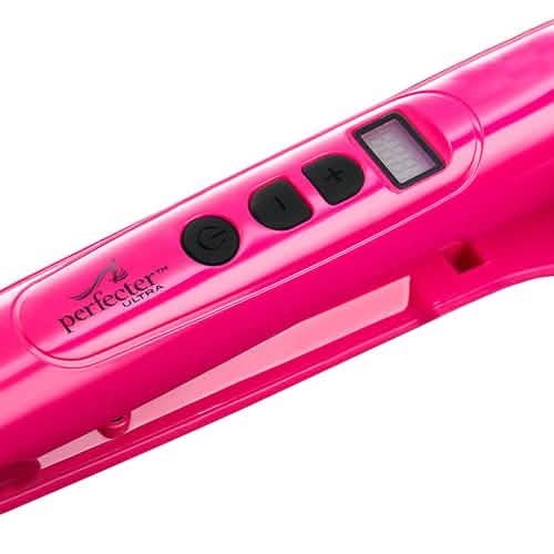 2-in-1 Perfecter Flat Iron Hair Straightener and Hot Round Brush