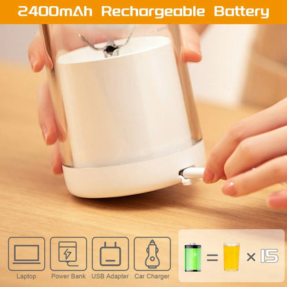 2-in-1 Portable Fruit Blender Rechargeable