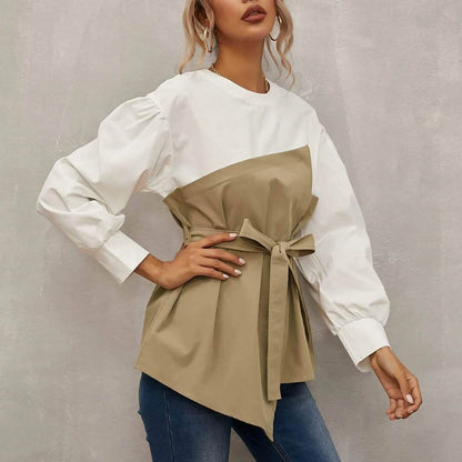 2-in-1 Top Keyhole Back Belted
