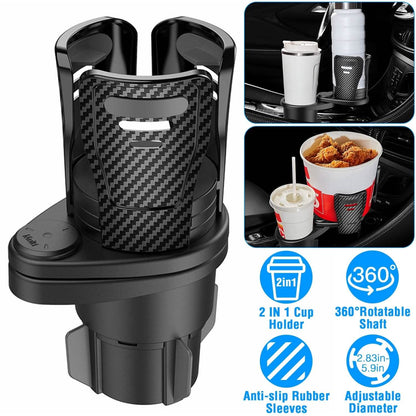 2-in-1 Universal Car Cup Mount Holder