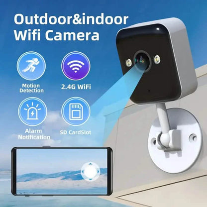 2-Pack: 1080P FHD Wireless Surveillance Camera, Full-Color Night Vision, Two-Way Voice & More