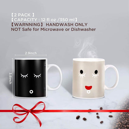 2-Pack: 12 Oz. Color Changing Magic Mug