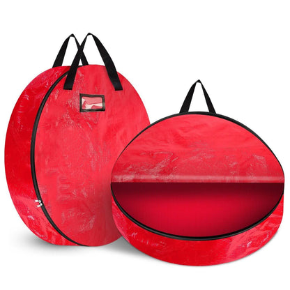 2-Pack: 30" Christmas Wreath Storage Bag 88L