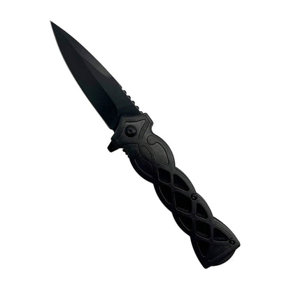 2-Pack: 3.75" Weave Pattern Knife with ABS Handle