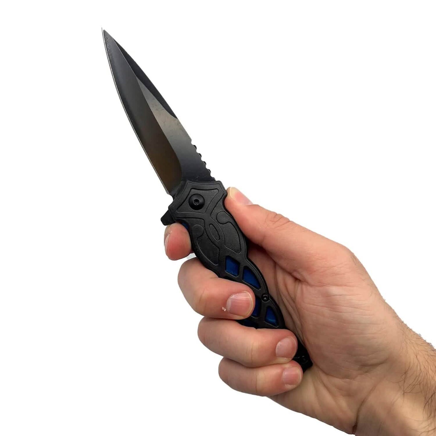 2-Pack: 3.75" Weave Pattern Knife with ABS Handle