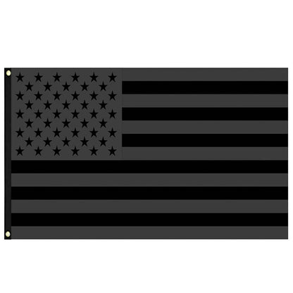 2-Pack: 3X5 Ft. All Black American Flag