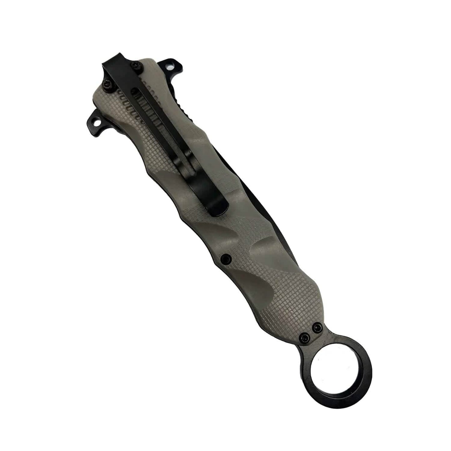 2-Pack: 6" Finger Loop Knife with ABS Handle