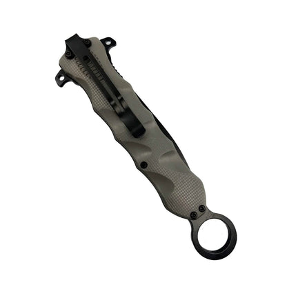 2-Pack: 6" Finger Loop Knife with ABS Handle