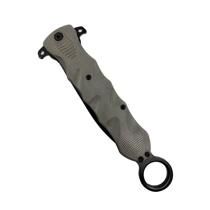 2-Pack: 6" Finger Loop Knife with ABS Handle