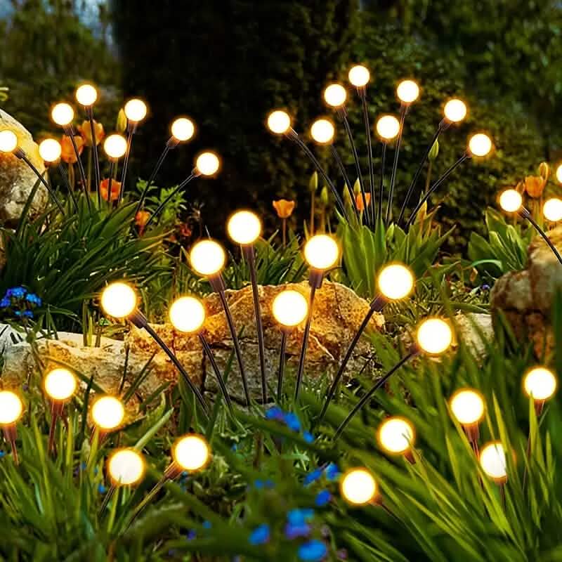 2-Pack: 12-LED Solar Garden Lights