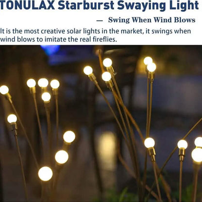 2-Pack: 12-LED Solar Garden Lights