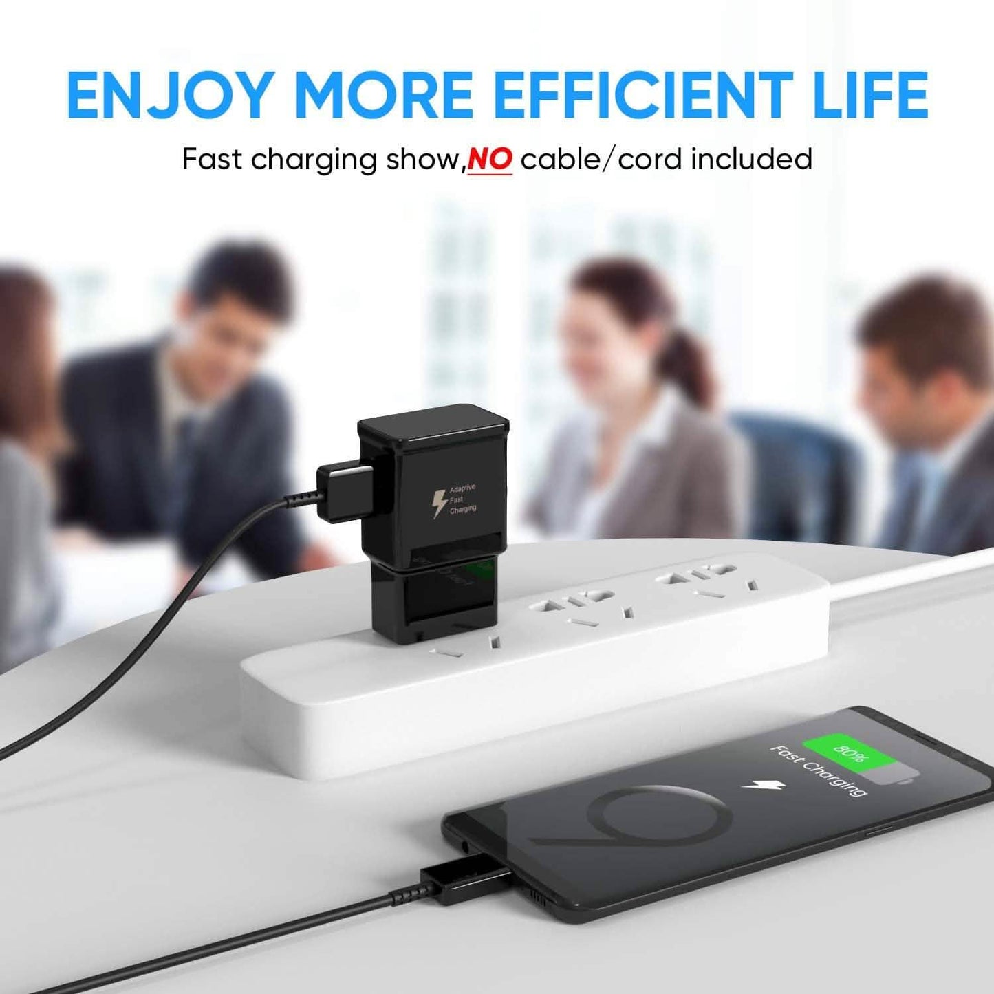 2-Pack: Adaptive Fast Charging Wall Charger