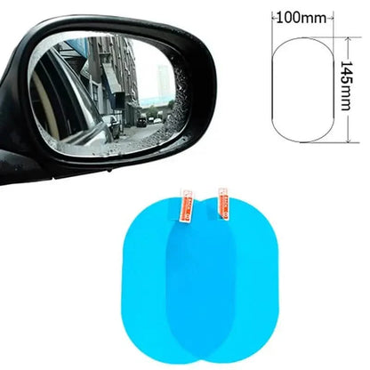 2-Pack: Anti-Rain Clear Film Stickers