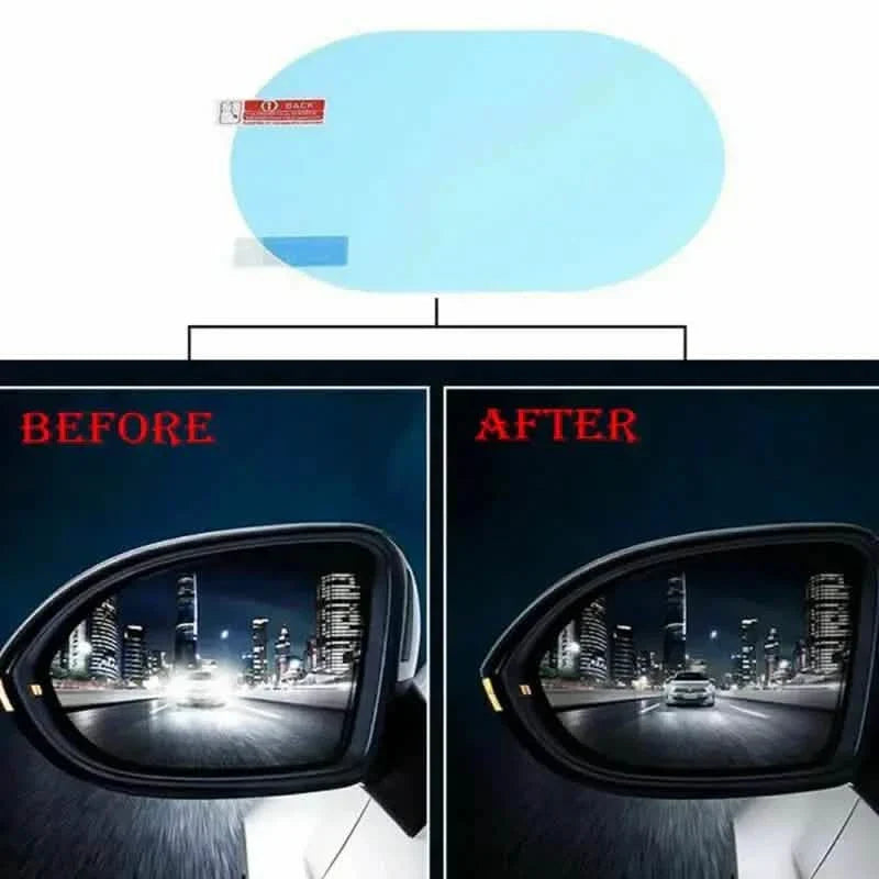 2-Pack: Anti-Rain Clear Film Stickers