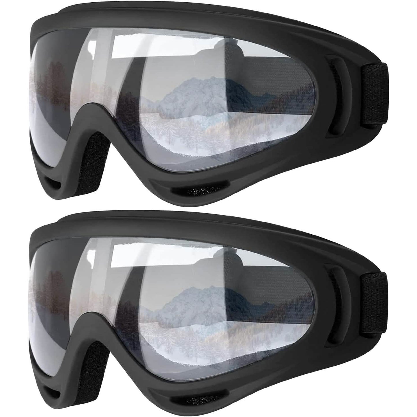 2-Pack: Anti-Scratch Dustproof Sports Goggles